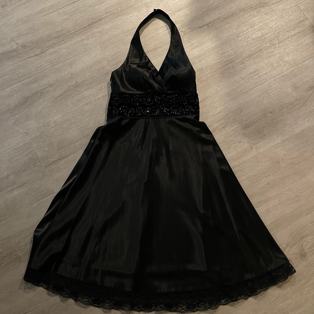 OC Black Halter Dress 6